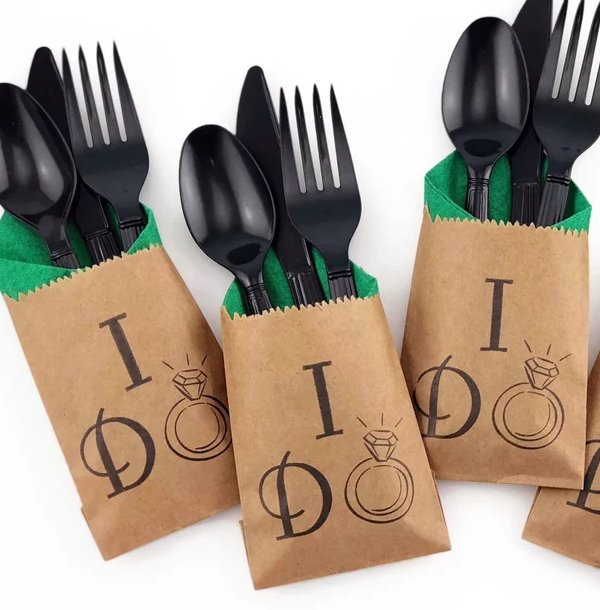 I DO BBQ Cutlery Bags