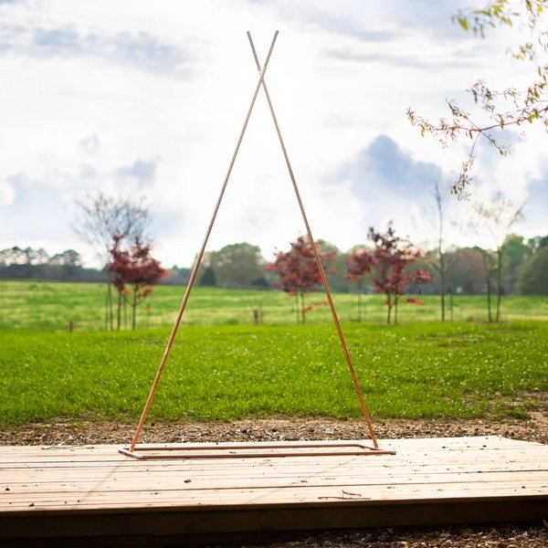 Copper Triangle Ceremony Arch Frame