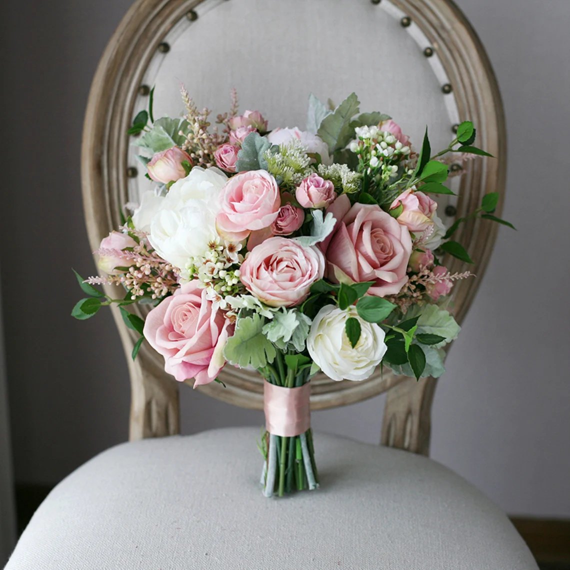 Dusty Rose Bridal Bouquet