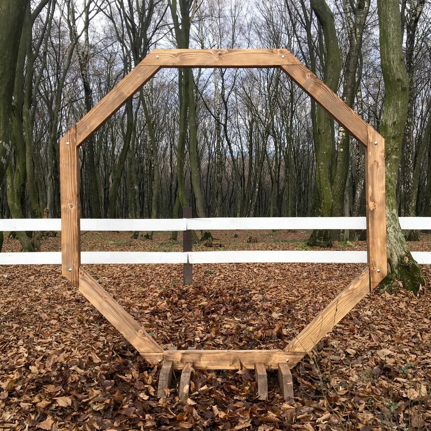 Octagon Wooden Wedding Arch