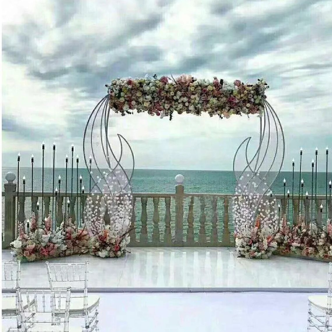 Unique Metal Wedding Arch Frame 