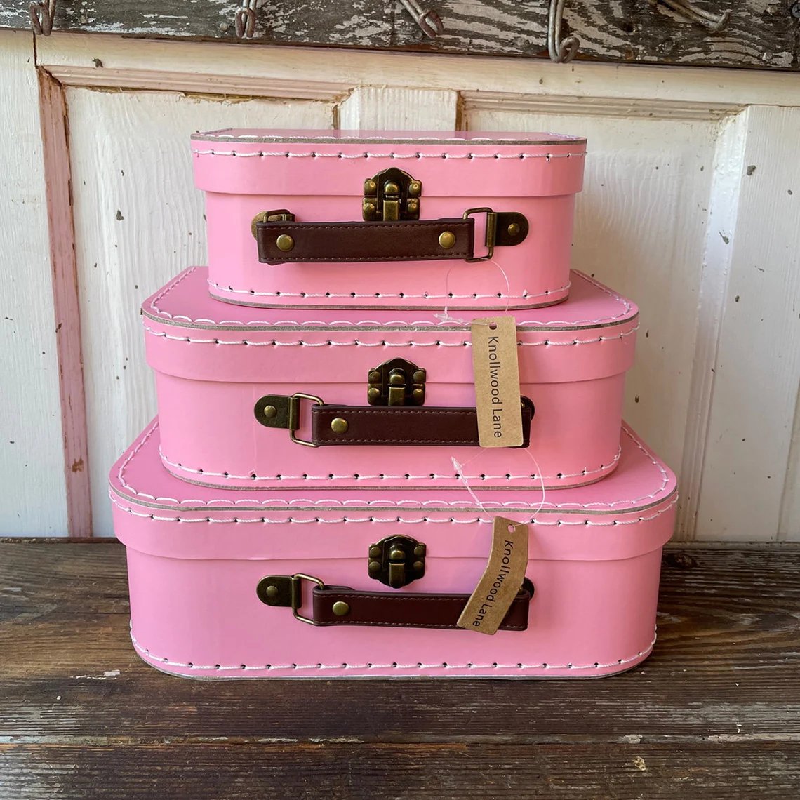 Decorative Cardboard Suitcases for Wedding Centerpieces