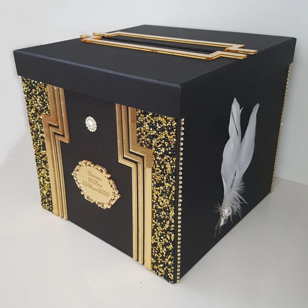 Great Gatsby Inspired Wedding Card Box