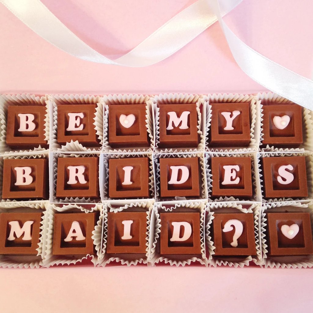 Bridesmaid Proposal Chocolate Box