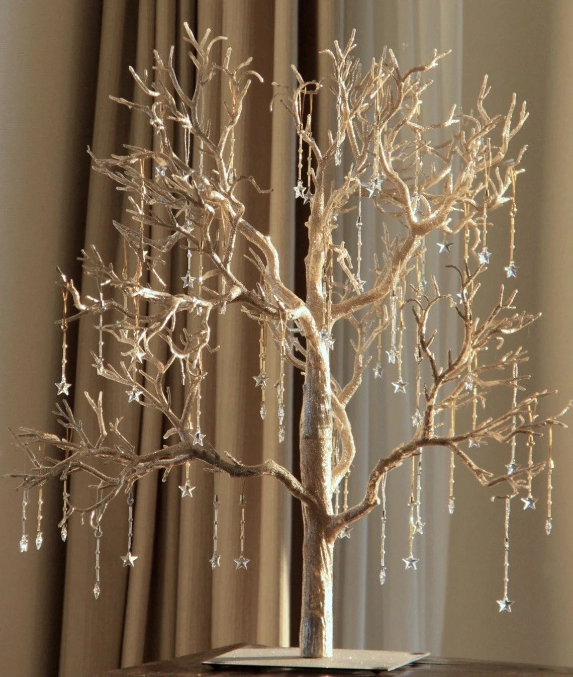 Gold Wedding Wish Tree Guest Book Alternative