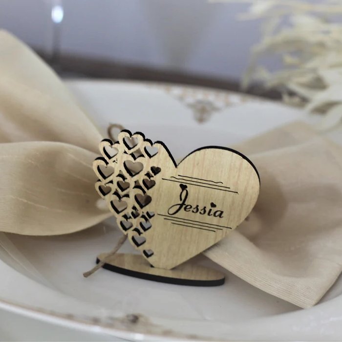Personalized Wooden Place Name Wedding Favors
