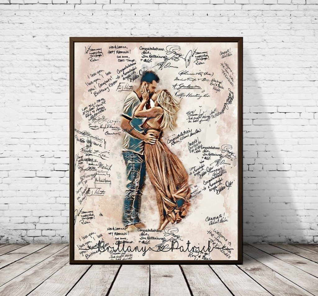 Personalized Photo Wedding Guest Book Sign