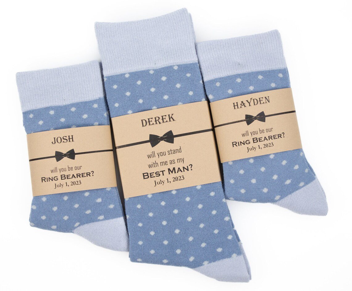 dusty blue ties for wedding