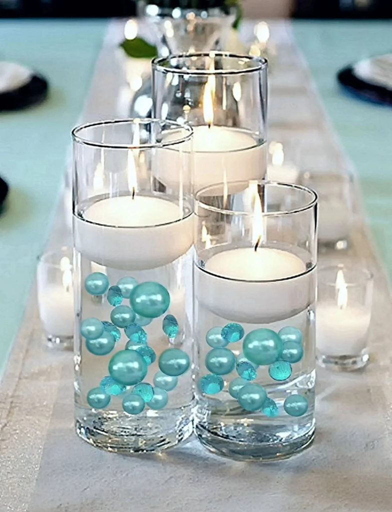 Floating Pearls for Wedding Centerpieces