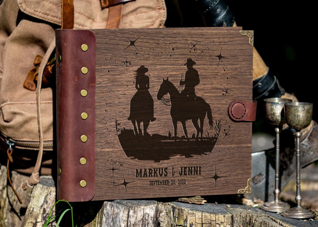 Western Wedding Guest Book