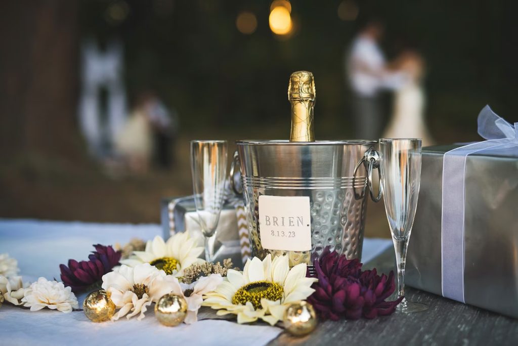 Personalized Stainless Steel Ice Bucket Shower Gift Idea