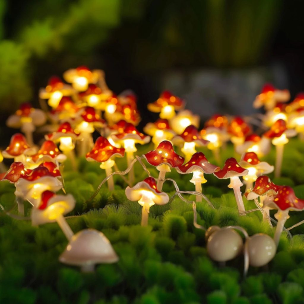 Mushroom Fairy Lights