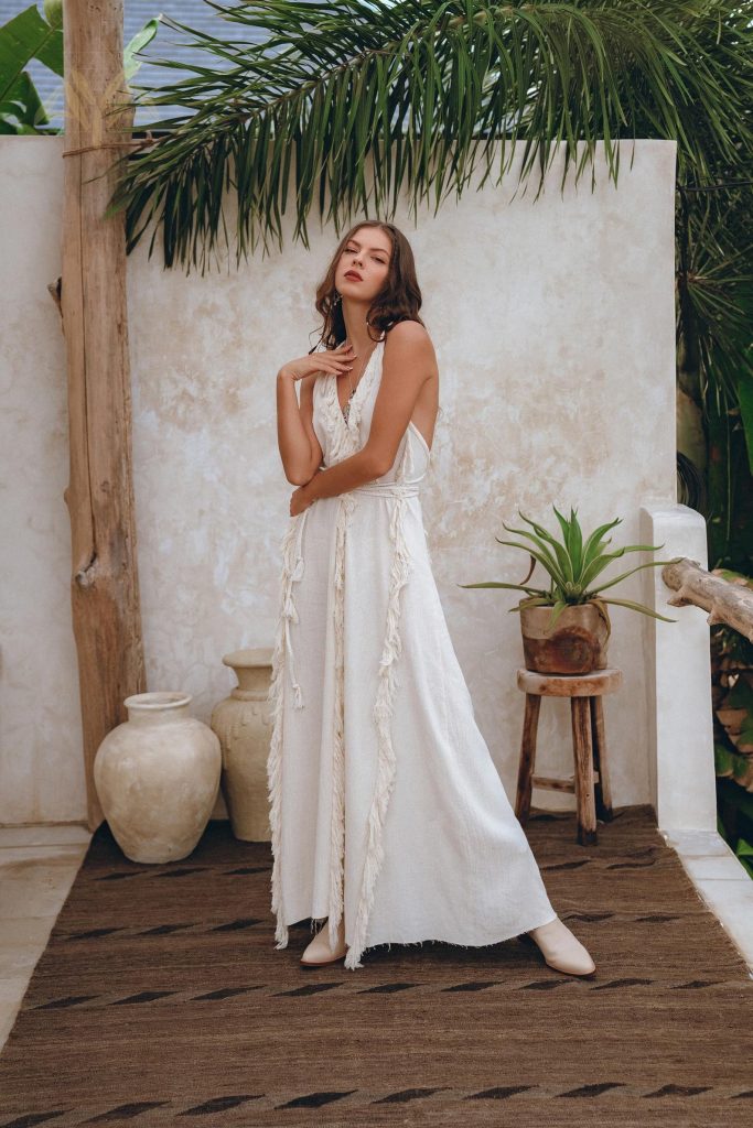 Bohemian Beach Wedding Dress