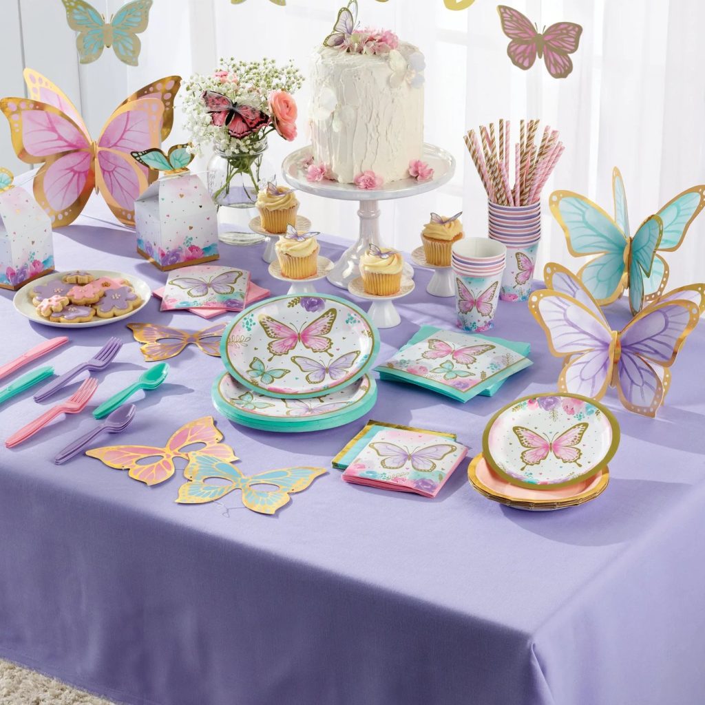 Butterfly Party Plates & Supplies