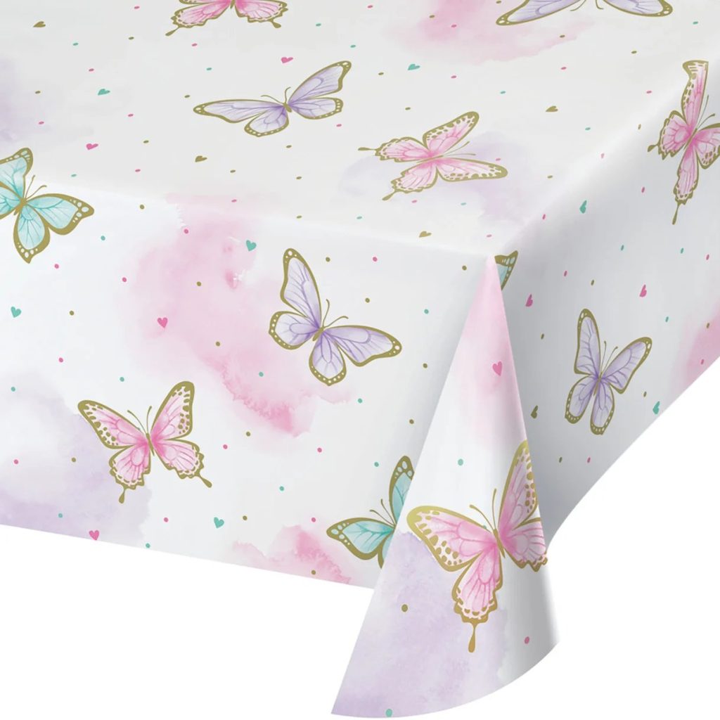 Butterfly Bridal Shower Table Cover