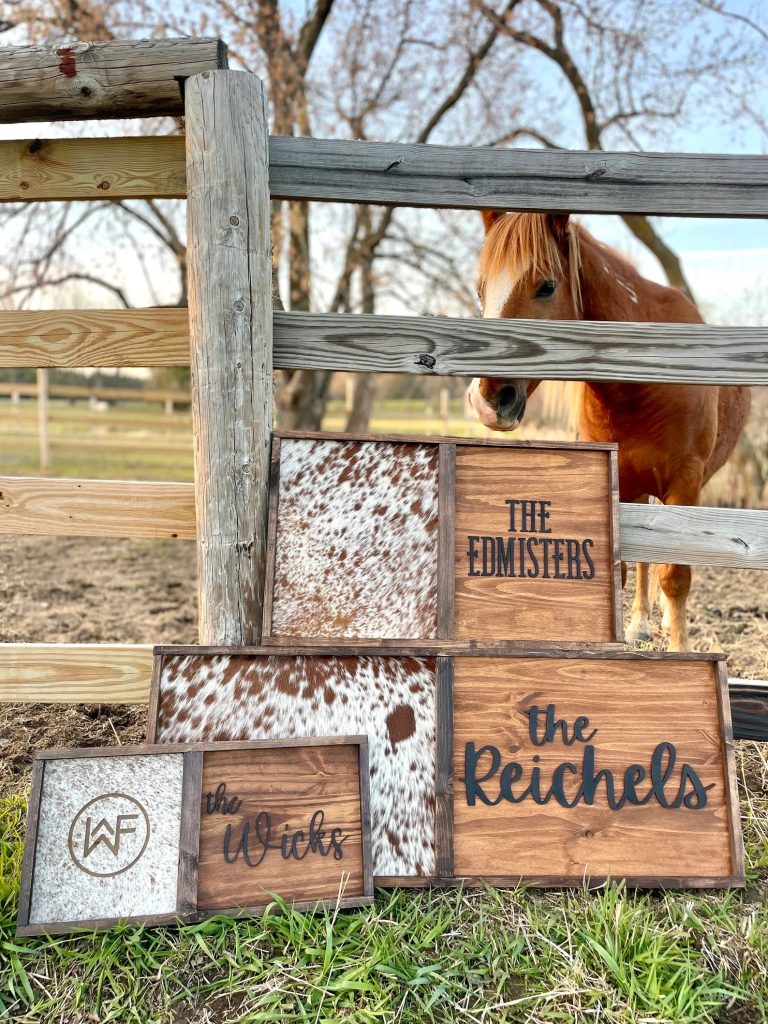 Custom Wedding Branding Frame