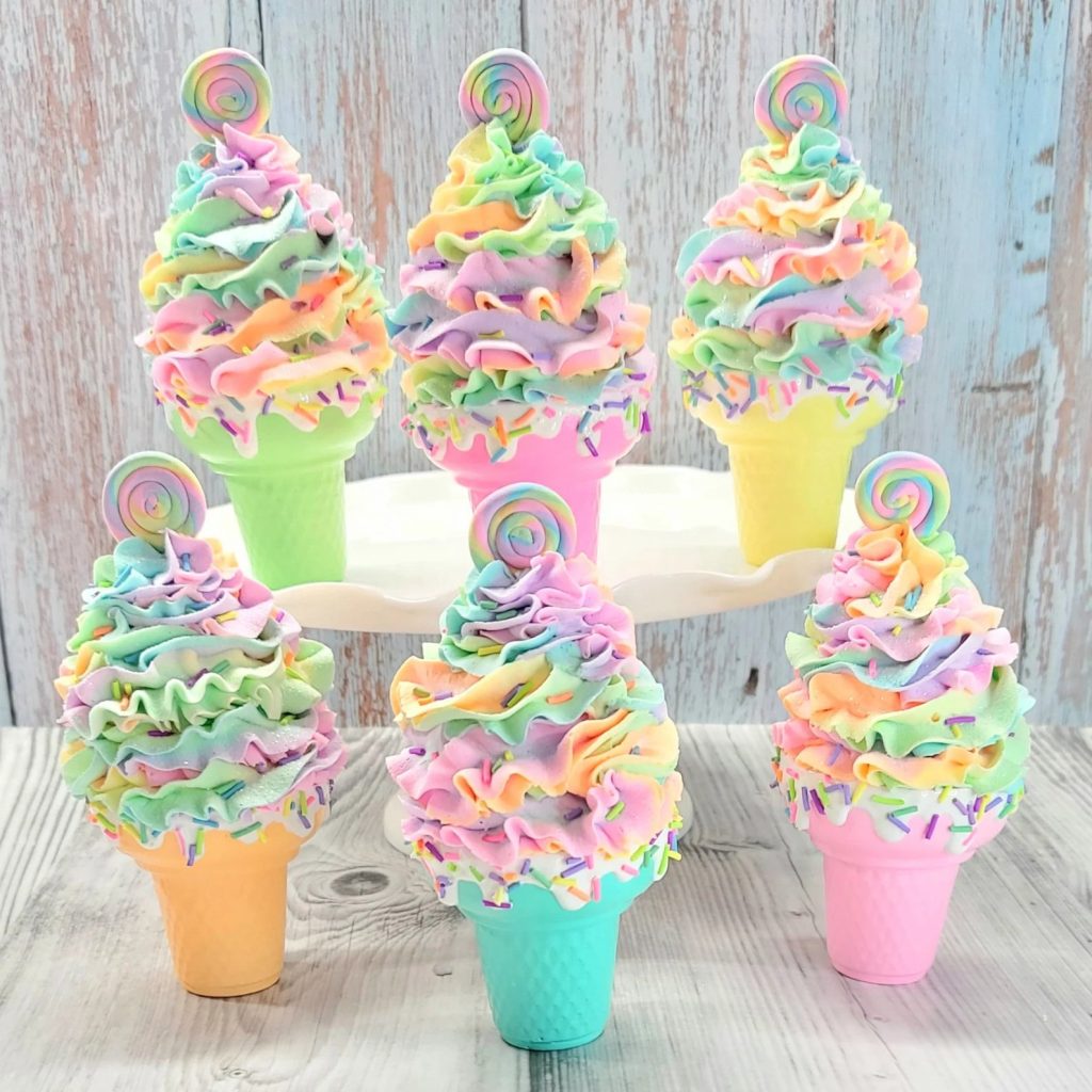 Ice Crem Cone Bridal Shower Decor