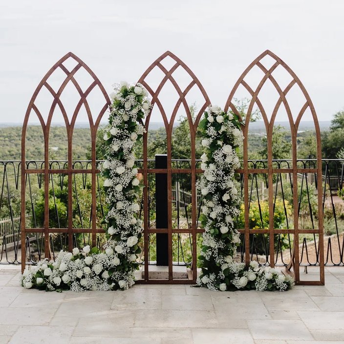 Wedding Arch Window Gothic Ceremony Decor Ideas