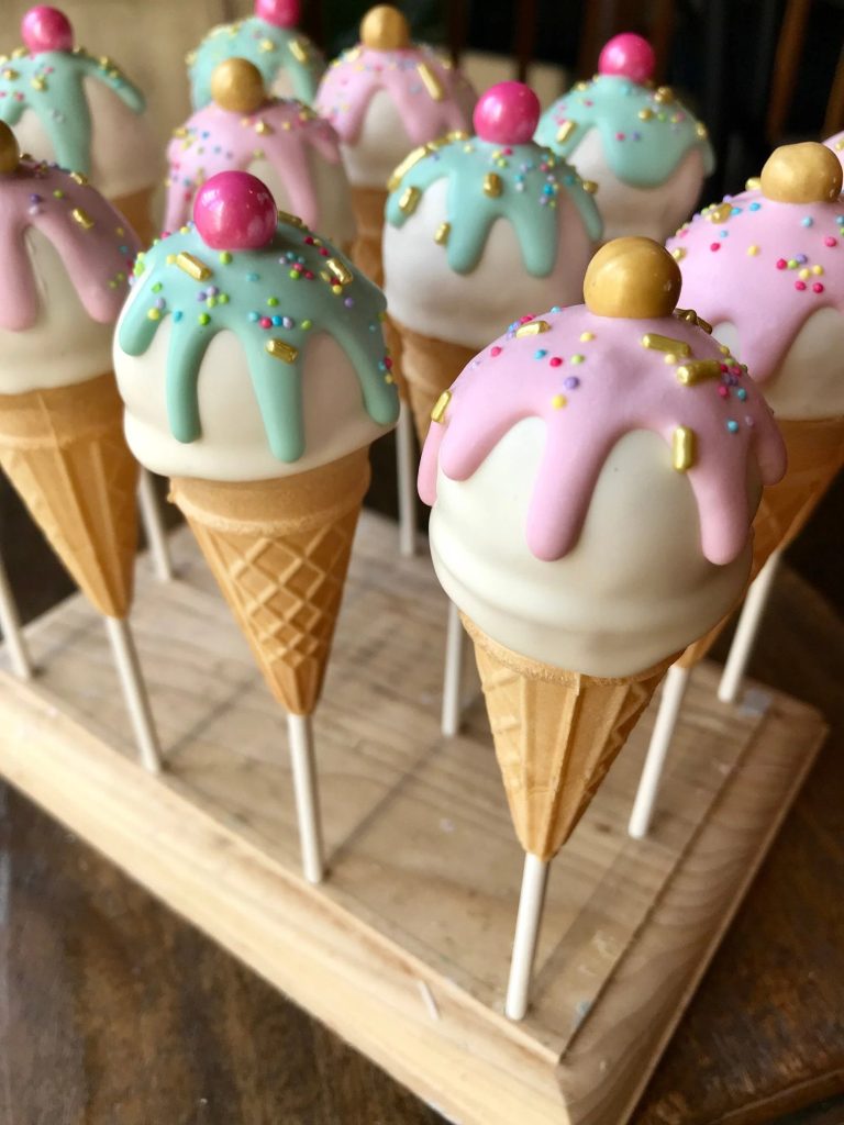 Ice Cream Cone Cake Pop 