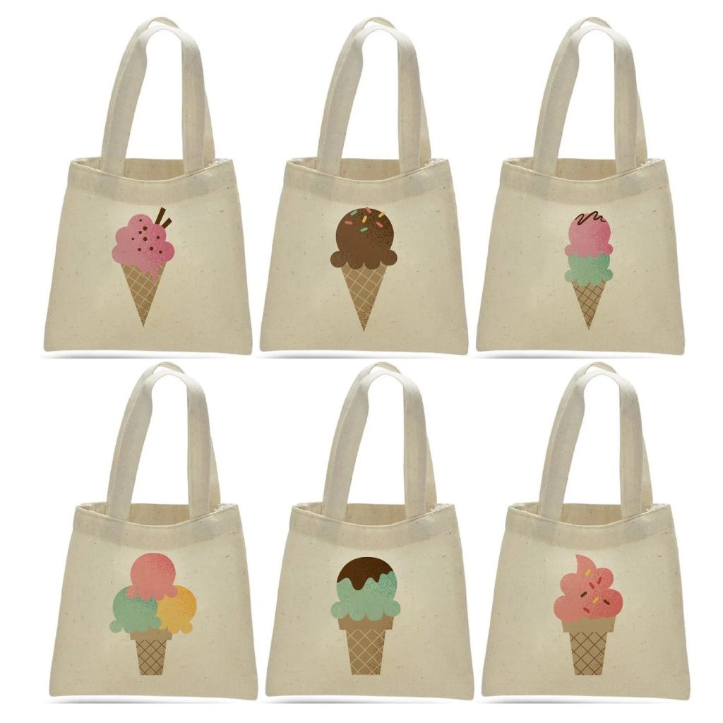 Ice Cream Bridal Shower Party Favor Bags