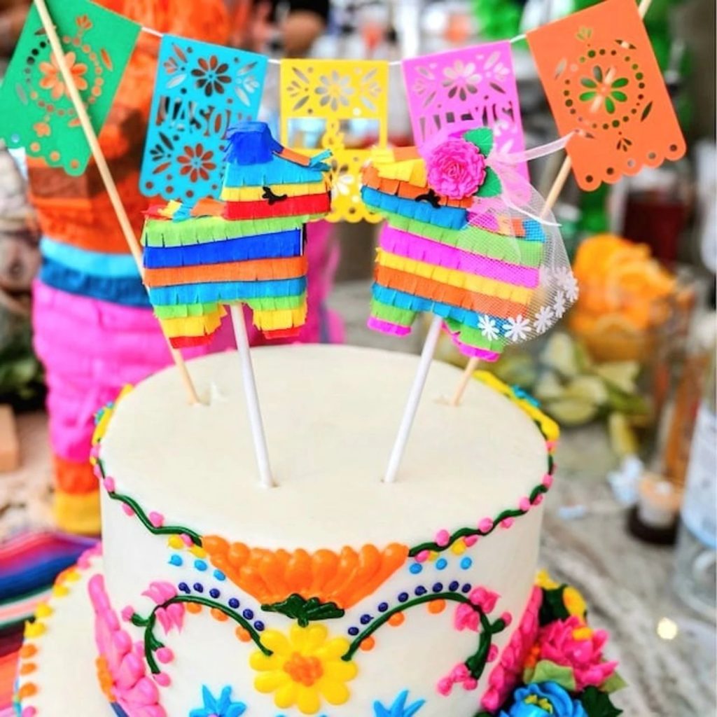 Fiesta Wedding Cake Topper