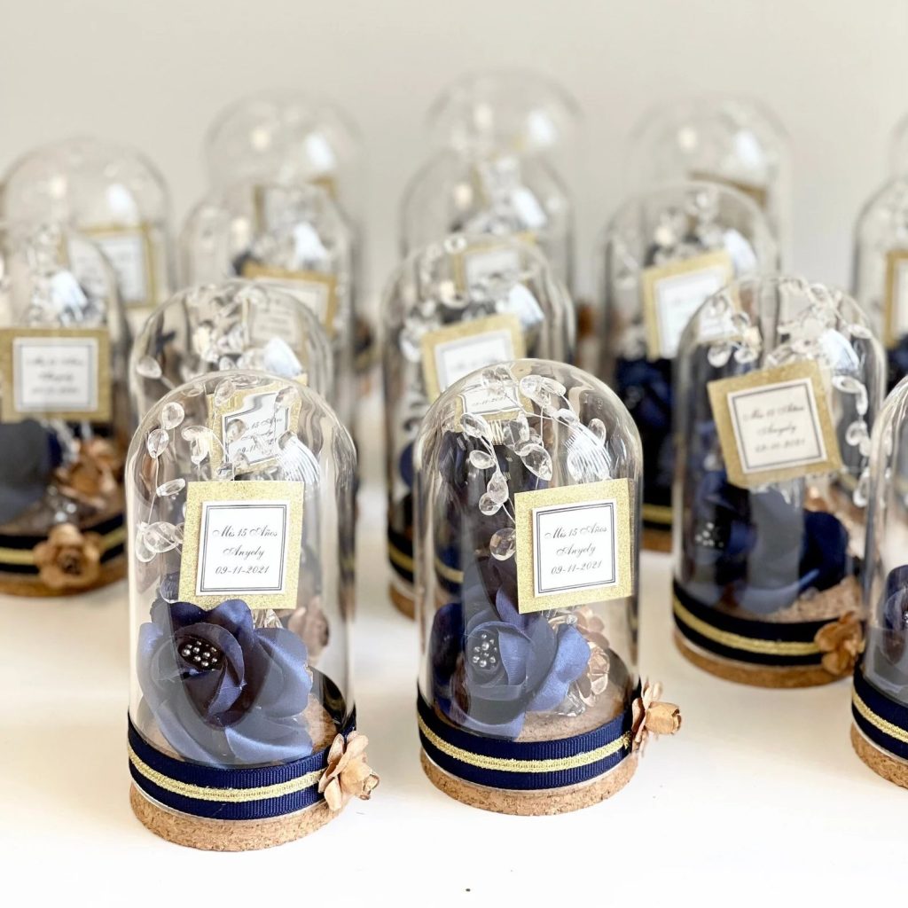 Navy Blue & Gold Wedding Favors For Your Guests