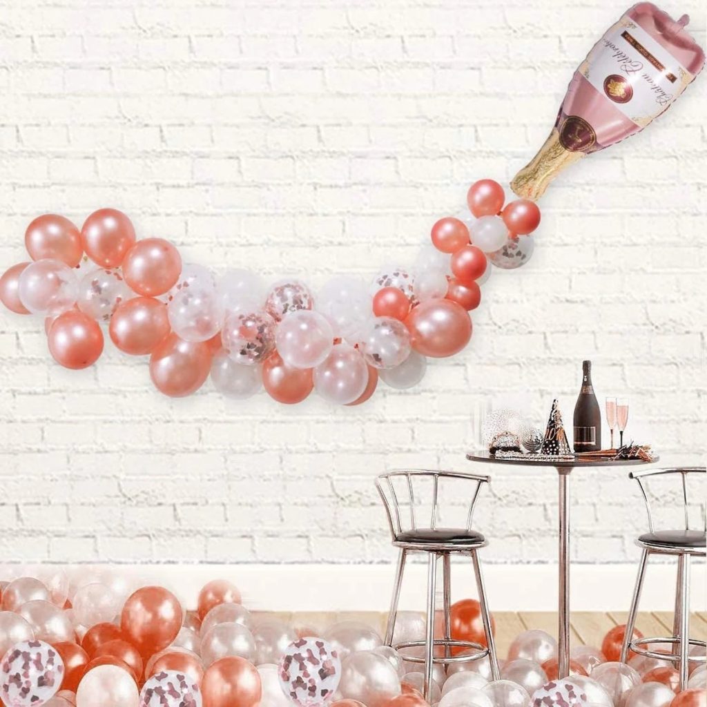 Rosé All Day Bridal Shower Balloon Arch Kit