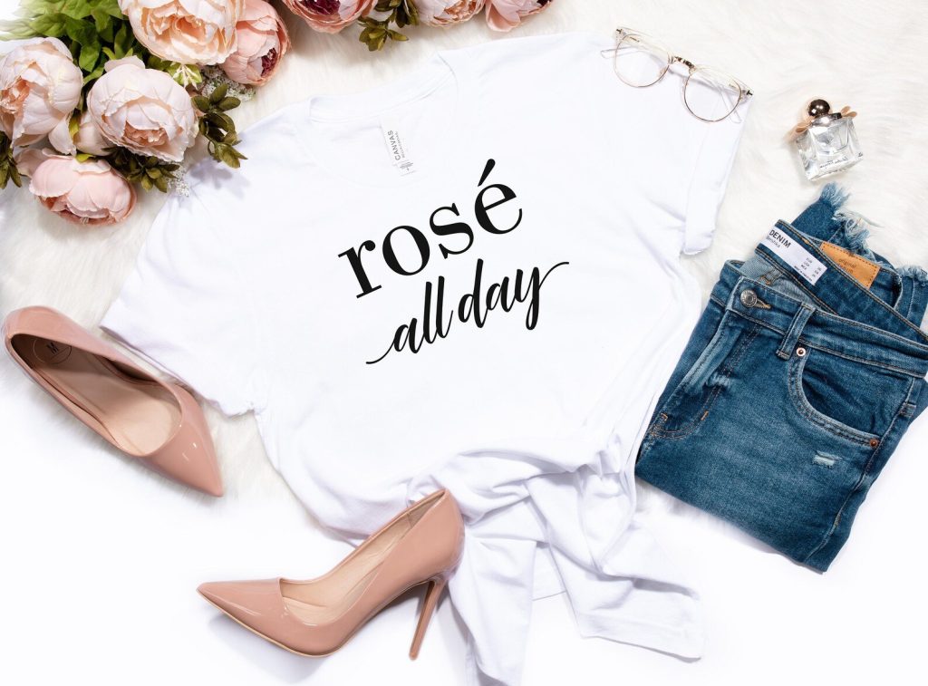 Rosé All Day Bridal Shower Shirt