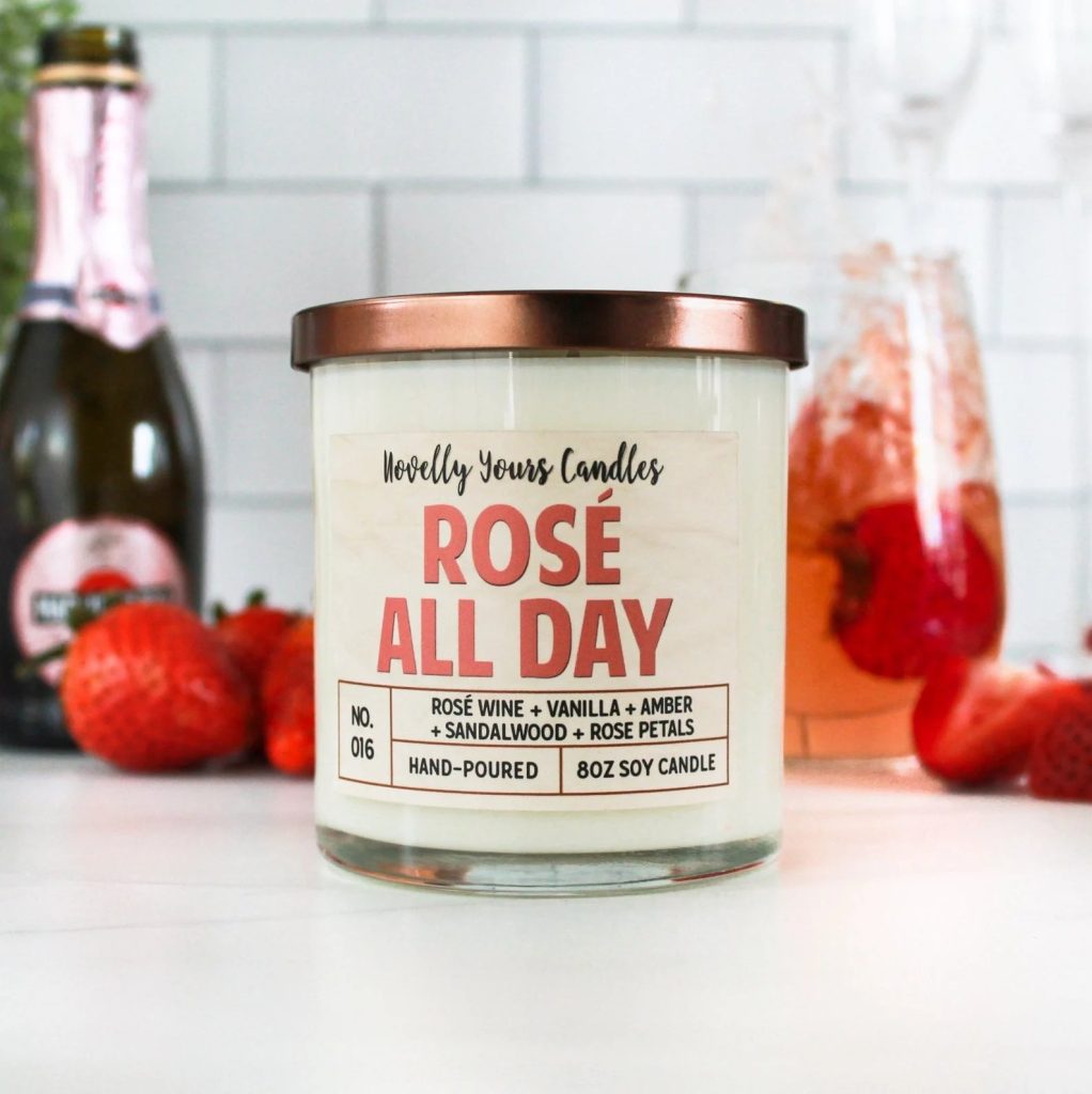 Rosé All Day Soy Candle