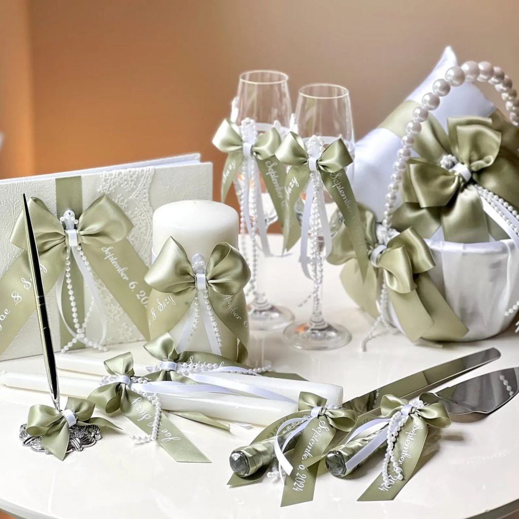 Sage Green Wedding Accessories