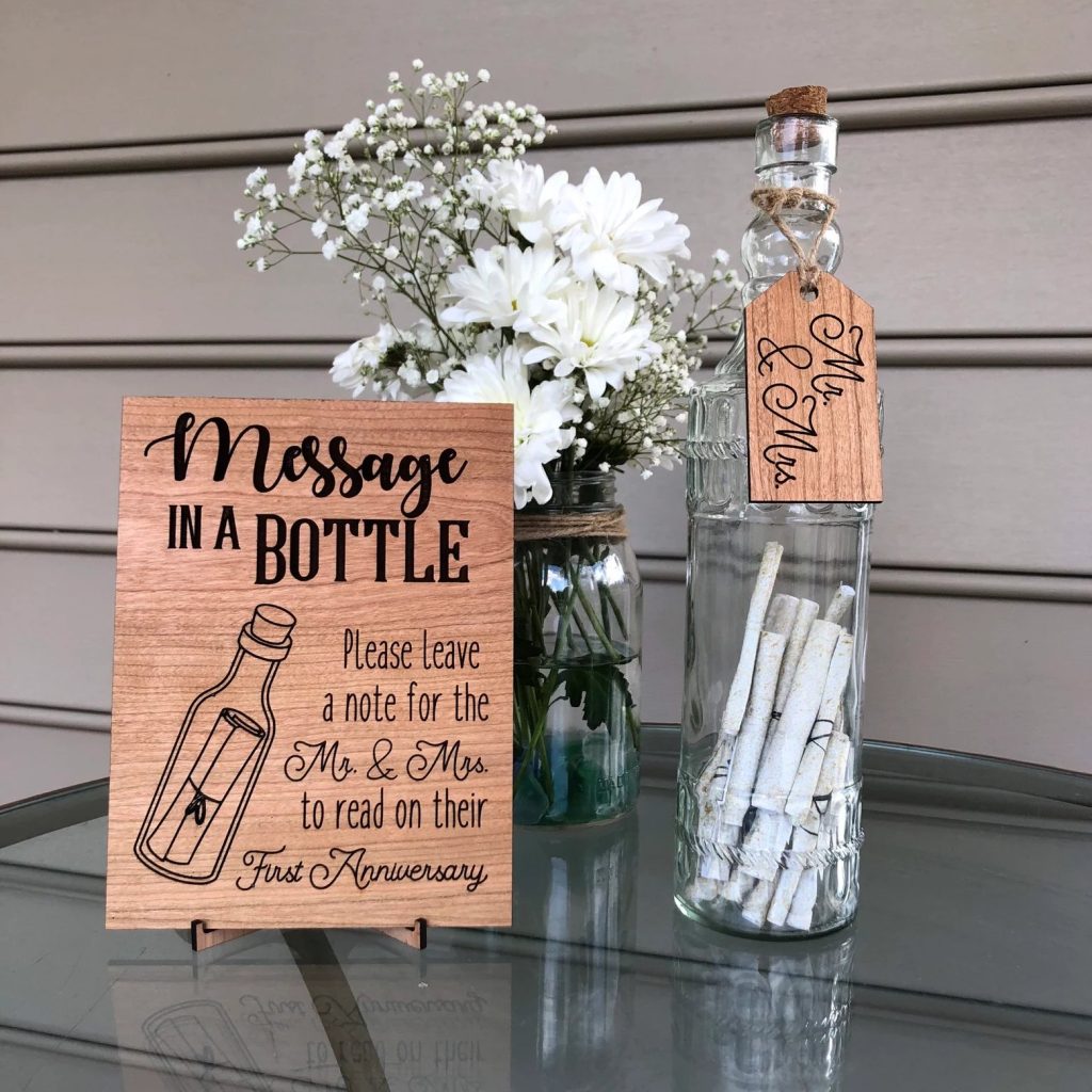 Message in a Bottle Wedding Guest Book