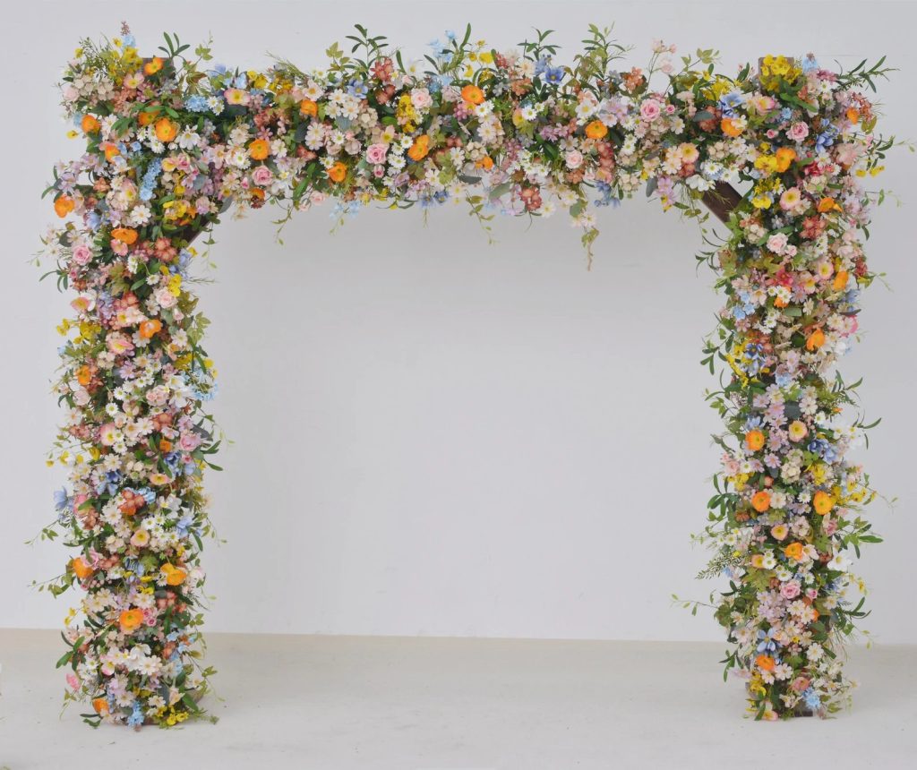 Wildflower Flower Arrangement for Ceremony Arch