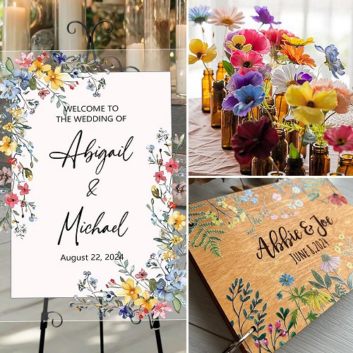 Wildflower-Inspired Wedding Ideas