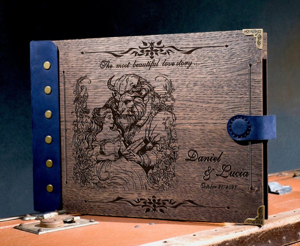 Beauty and the Beast Wedding Guest Book