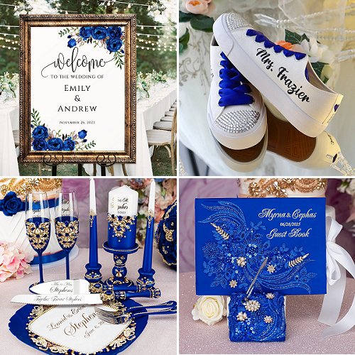 Elegant Royal Blue Wedding