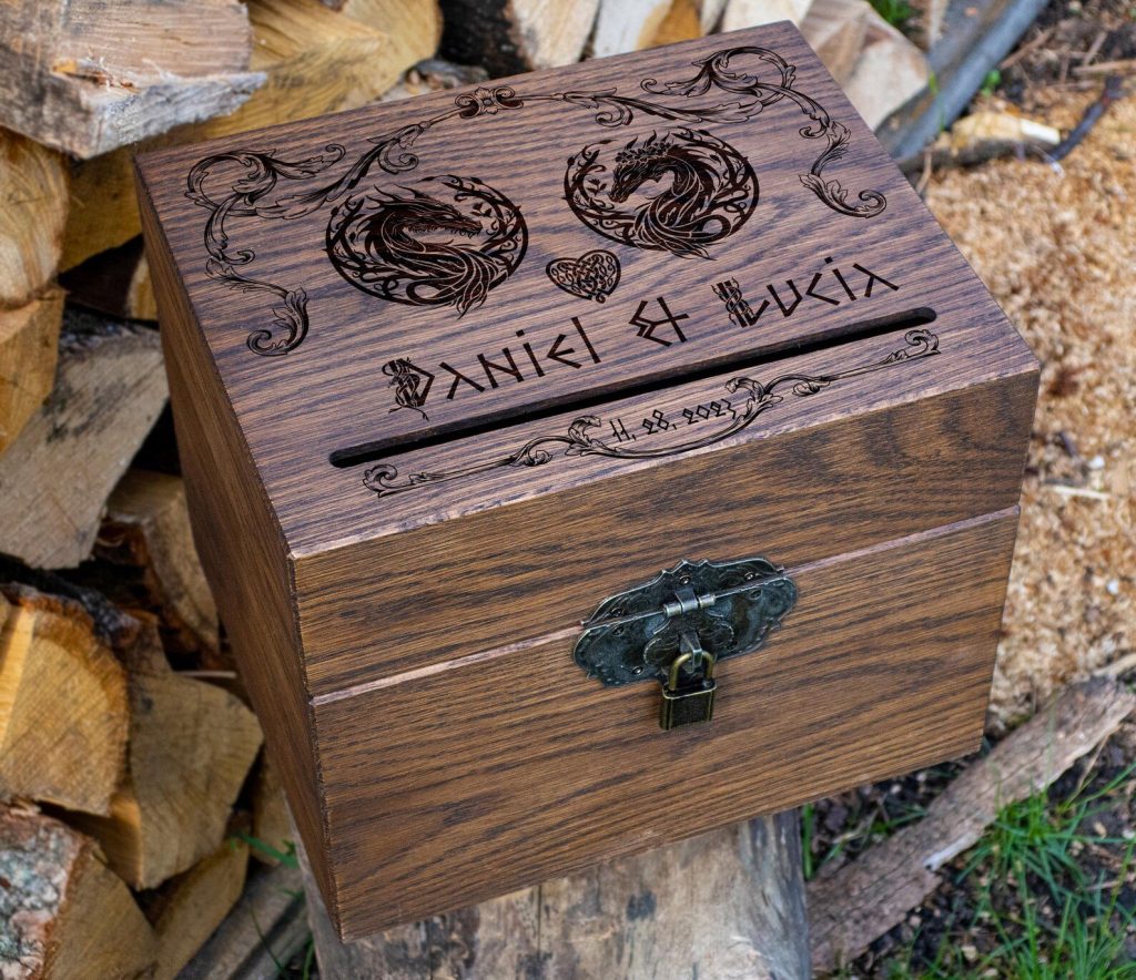 Dragon Wedding Card Box