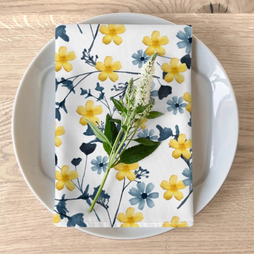 Floral Table Napkin