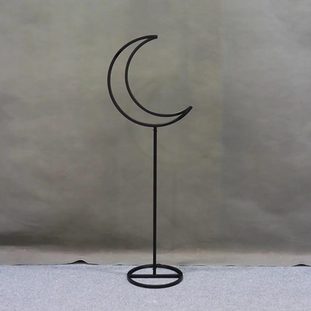 Celestial Wedding Moon Shaped Flower Rack