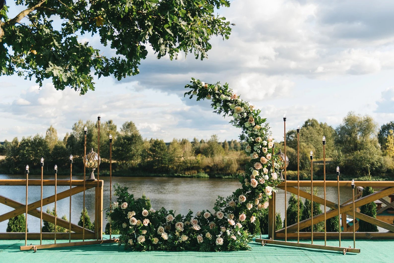 Starlight Serenade - A Wedding Celebration Young Moon Celestial Wedding Arch