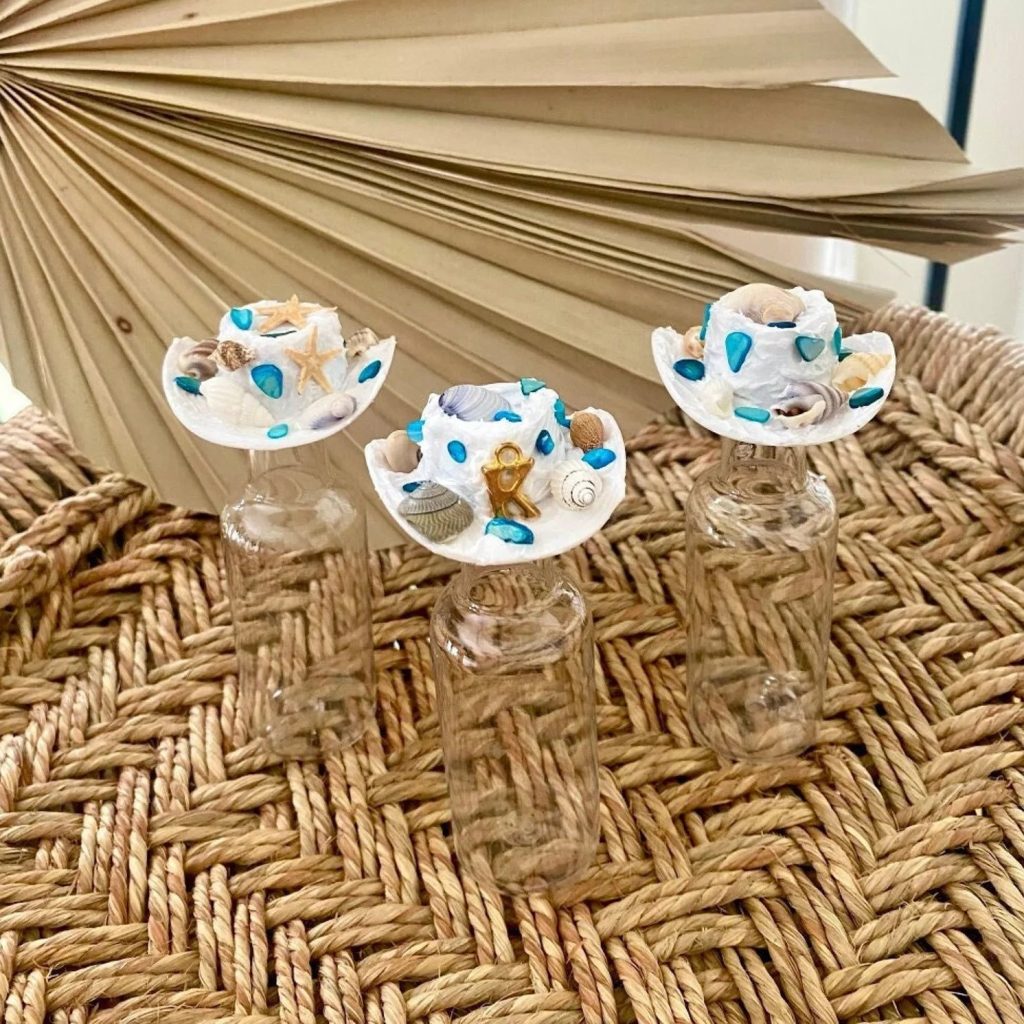 Mini Cowgirl Cowboy Party Hats For Mini Bottles