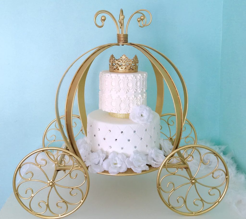 Cinderella Carriage Giant Wedding Cake Stand