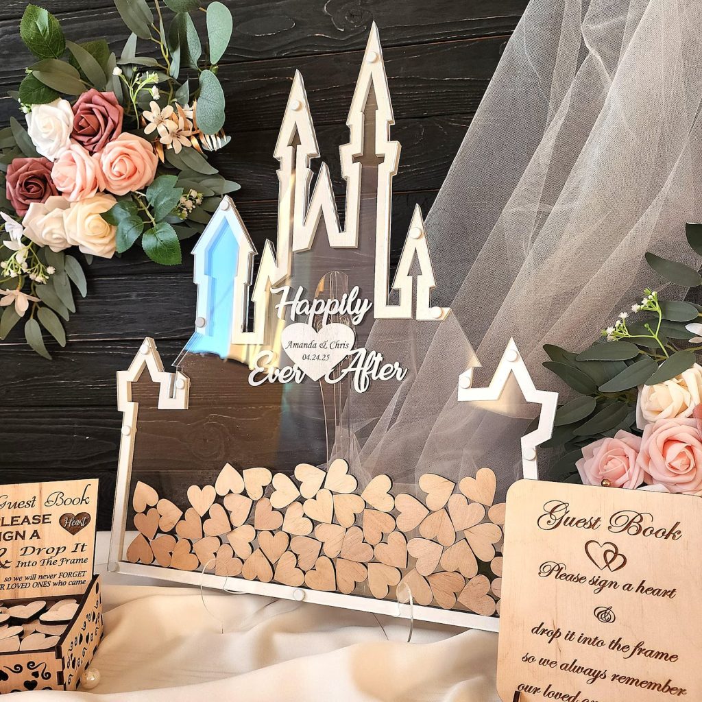 A Cinderella Wedding Story Castel Guest Book Alternative