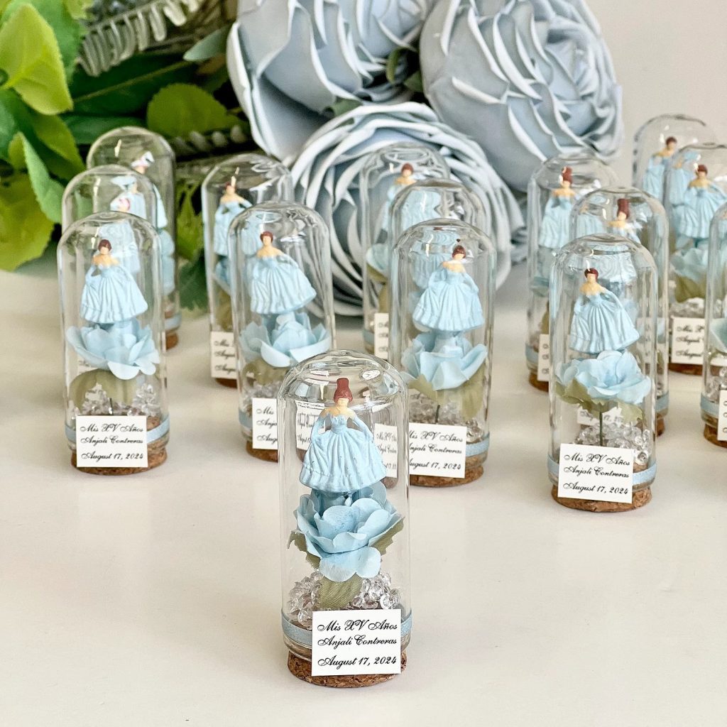 Blue Cinderella Wedding Favors