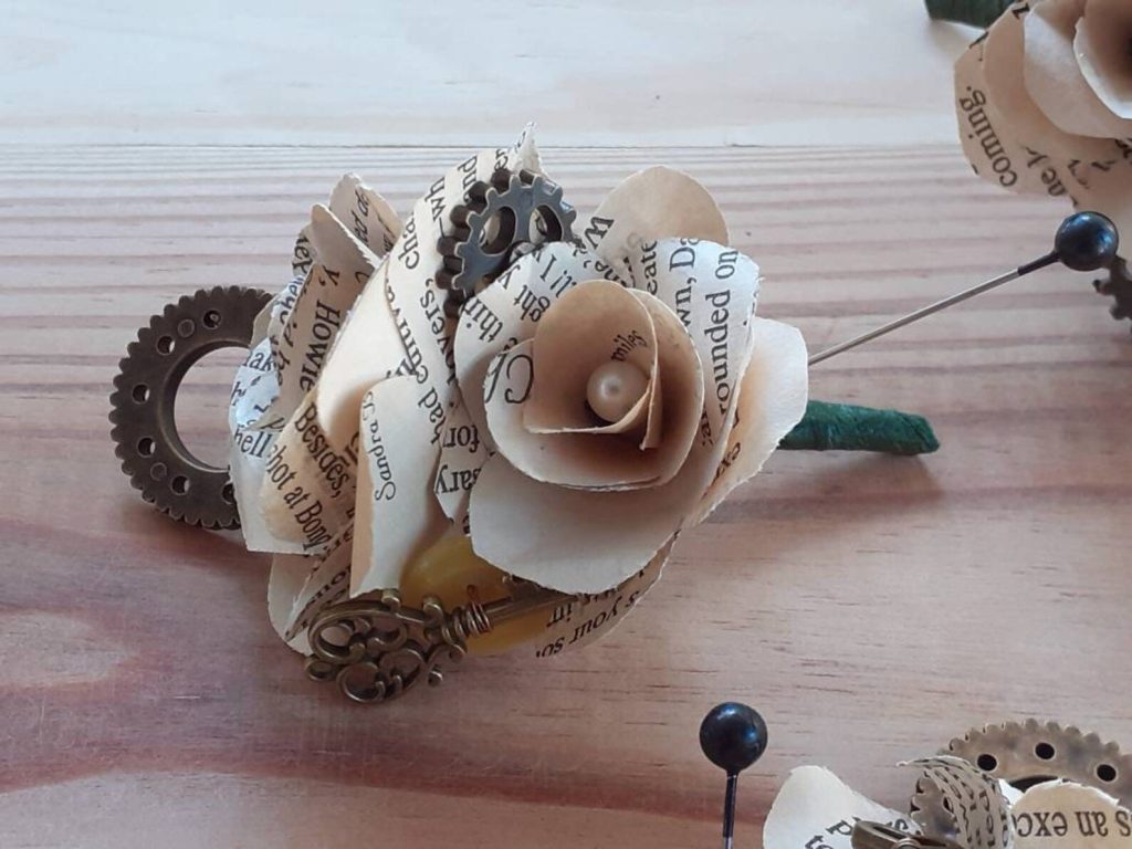 Steampunk Chic Wedding Boutonniere