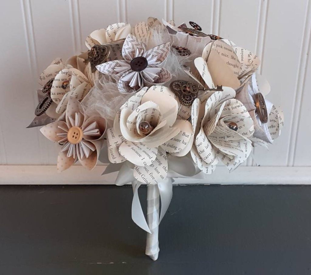 Steampunk Chic Wedding Bouquet