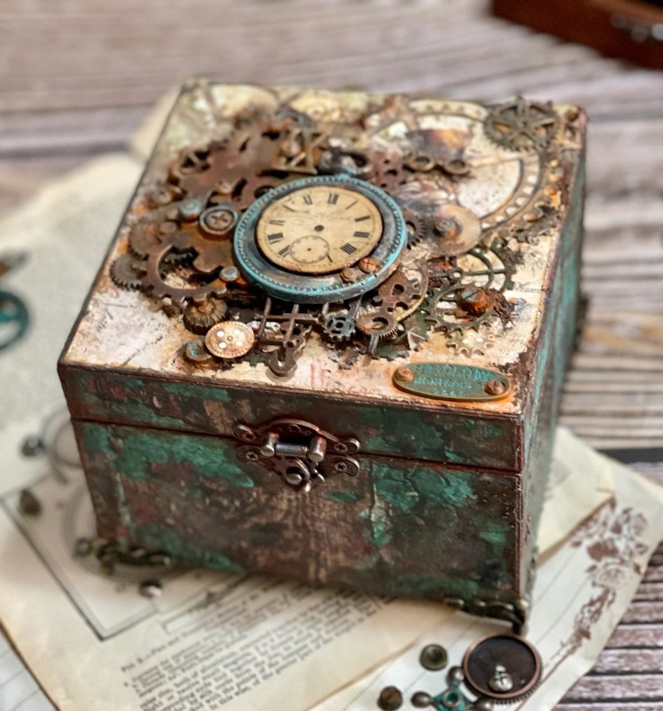 Steampunk Wedding Keepsake Box