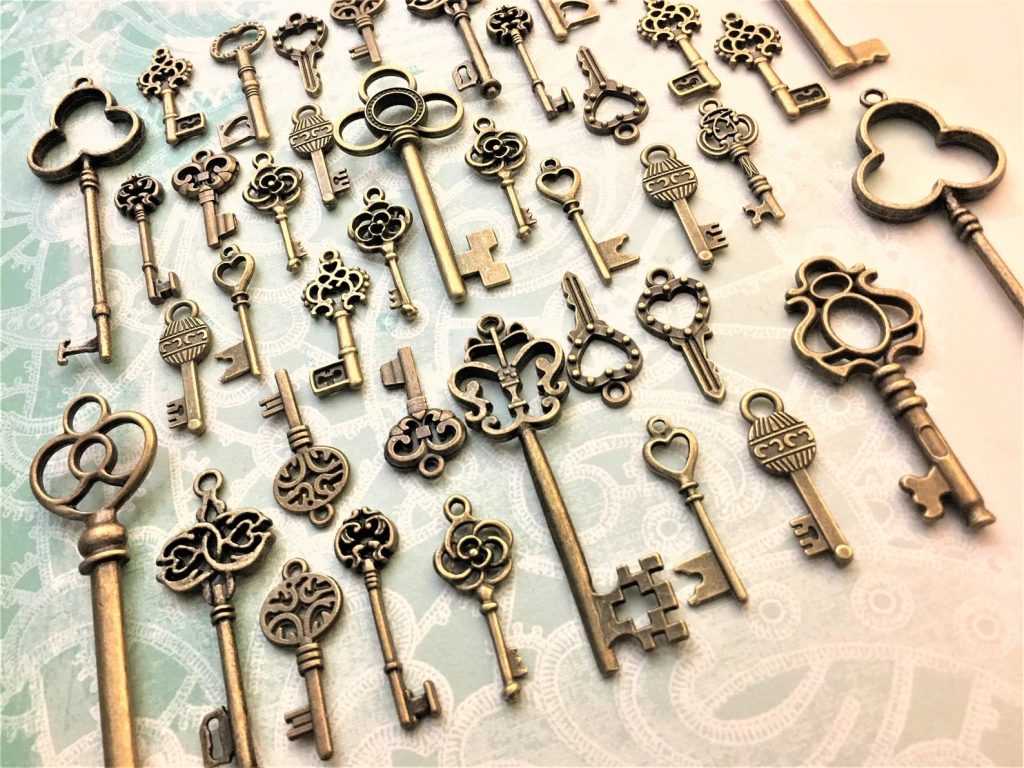 Steampunk Skeleton Keys
