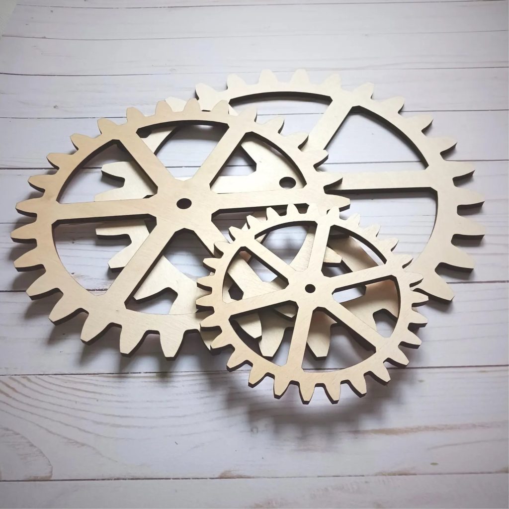 Steampunk Large Wood Gears for Wedding Decor