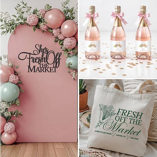Fresh Off The Market Bridal Shower