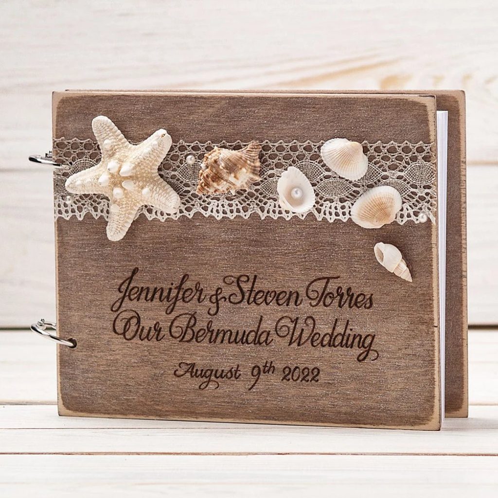 Seaside Wedding Guest Book